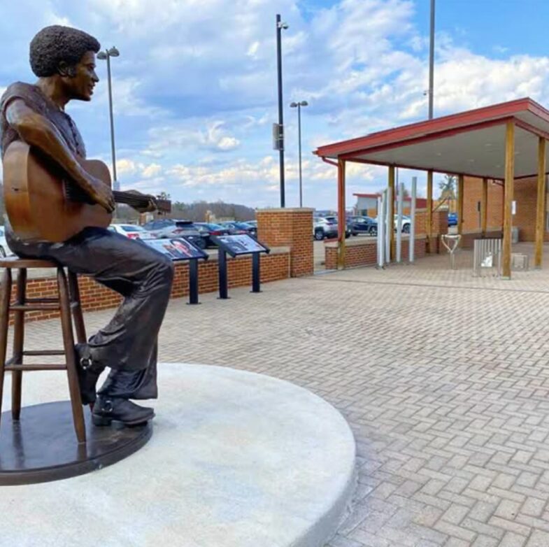 Bill Withers Statue Beckley Plaza WV